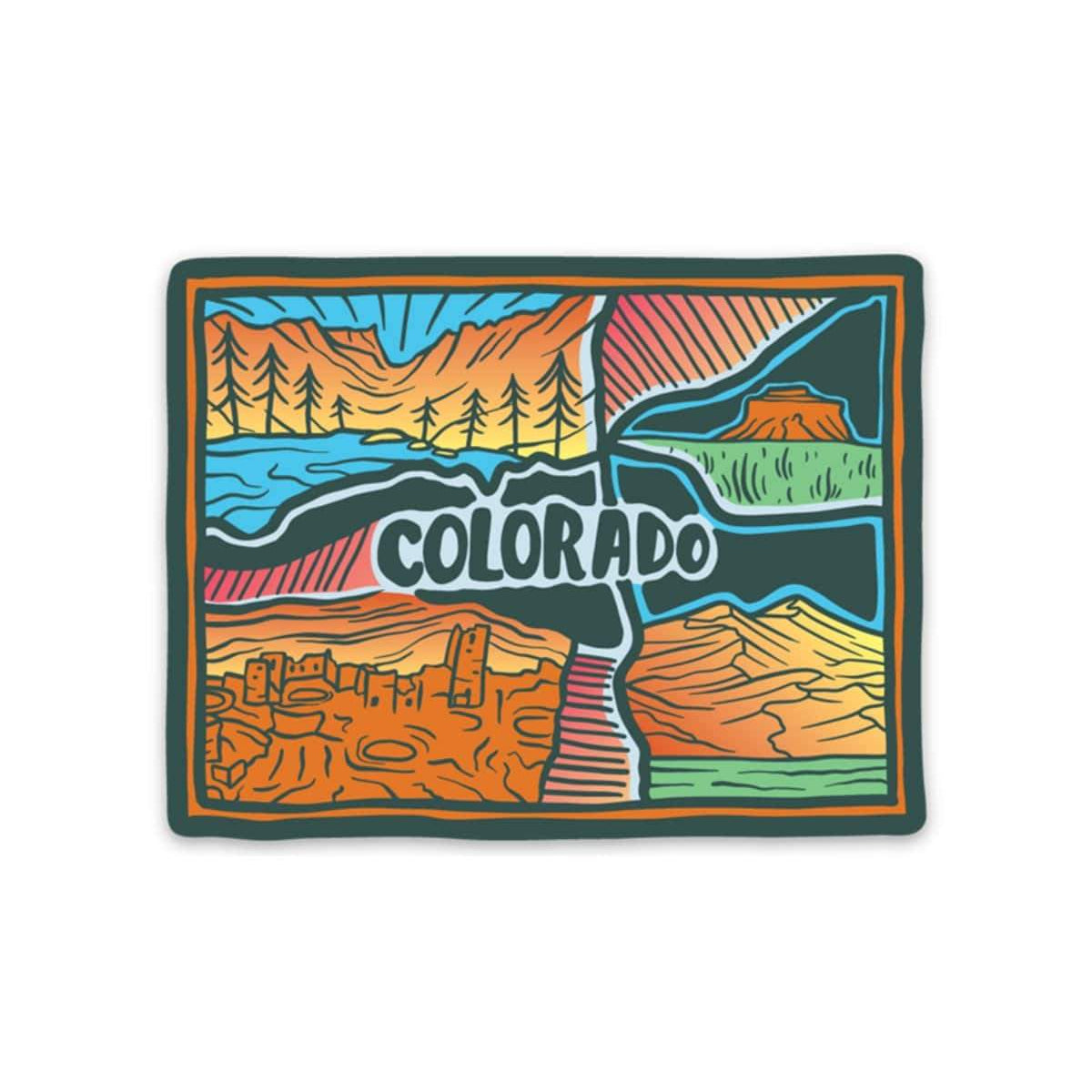 Nature Colorado C Logo Shaped Sticker Decal - Weatherproof - Co - Foto 7