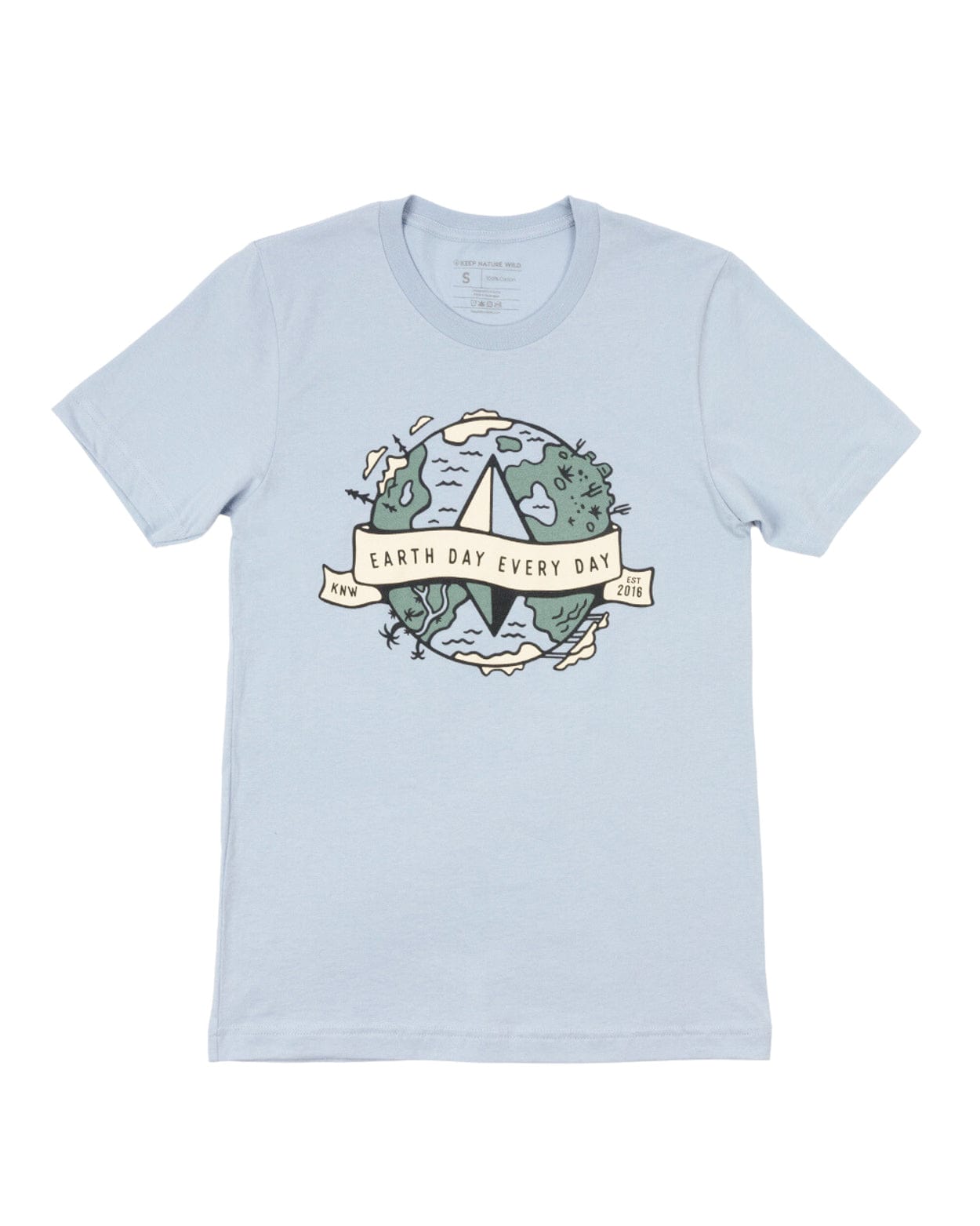 Keep Nature Wild Tee Earth Day Every Day Unisex Tee | Sky Blue