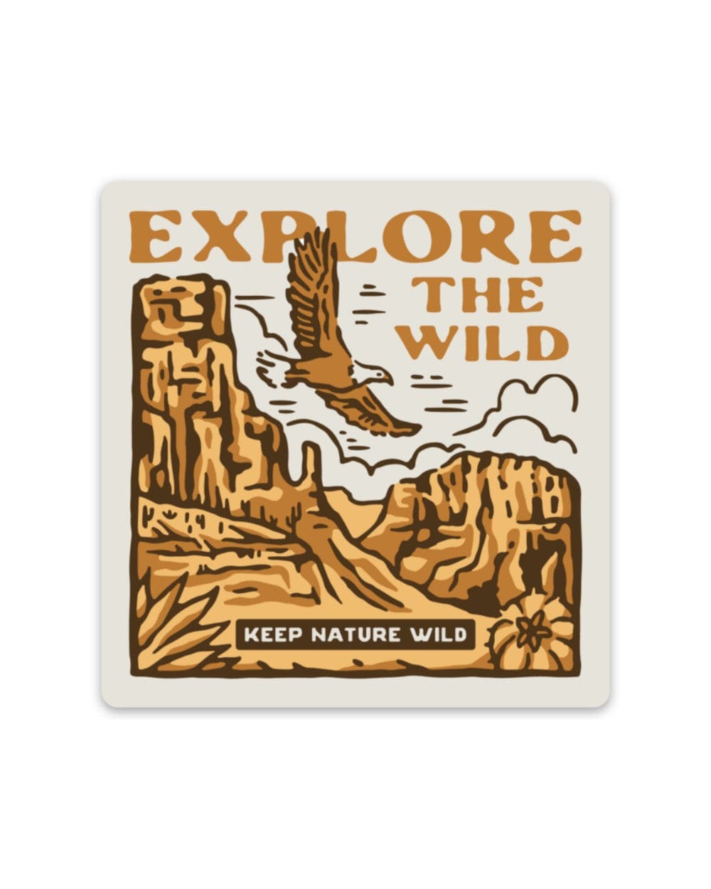 Keep Nature Wild Sticker Explore the Wild Canyon | Sticker