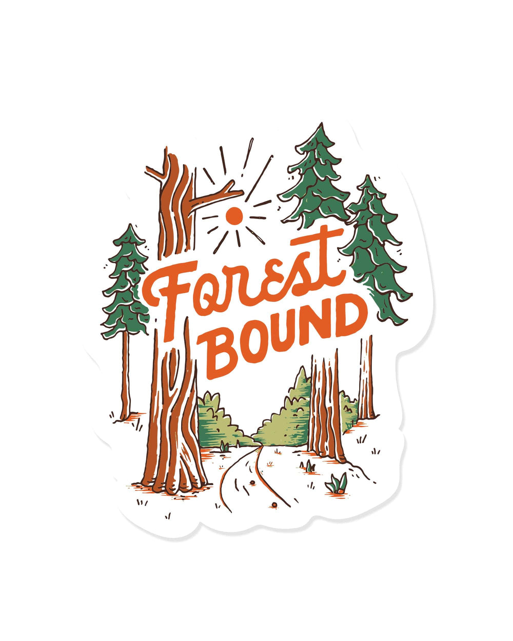 Forest Bound Outdoor Sticker Keep Nature Wild