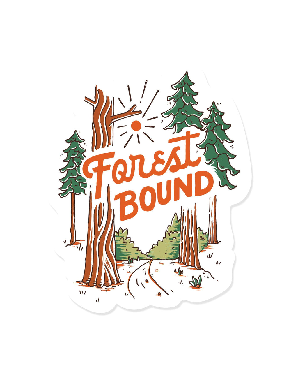 Forest Bound Outdoor Sticker | Keep Nature Wild