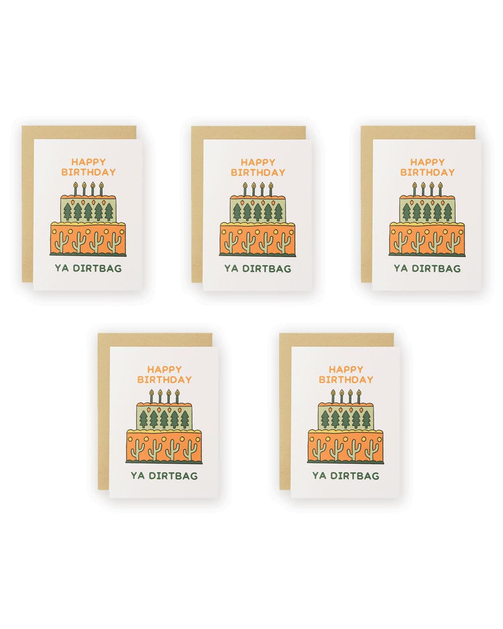 Keep Nature Wild Greeting Card 5 Pack Happy Birthday | Greeting Card