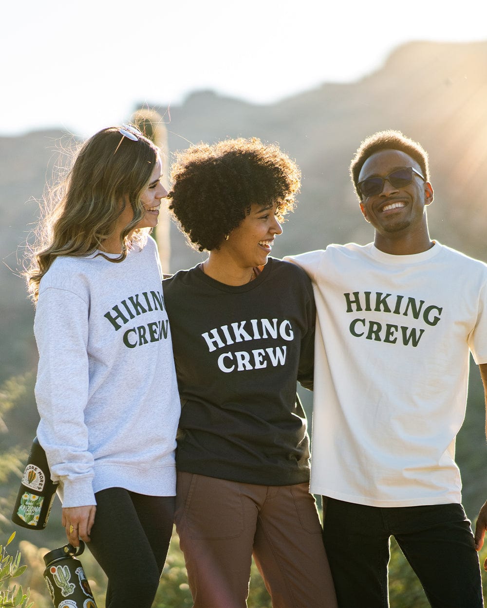 Keep Nature Wild Long Sleeve Hiking Crew Unisex Long Sleeve | Charcoal