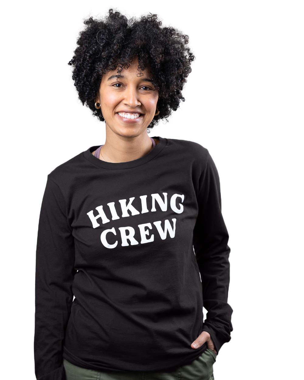 Keep Nature Wild Long Sleeve Hiking Crew Unisex Long Sleeve | Charcoal