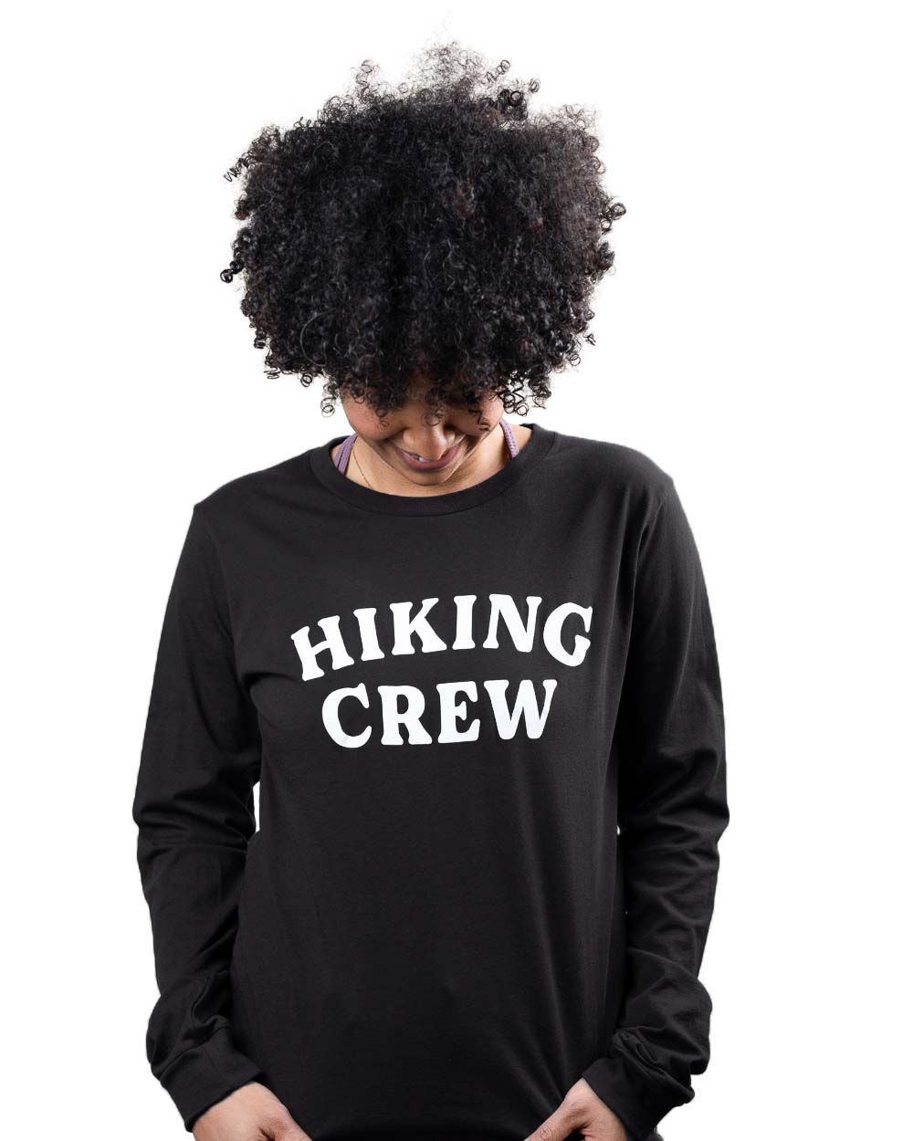 Keep Nature Wild Long Sleeve Hiking Crew Unisex Long Sleeve | Charcoal