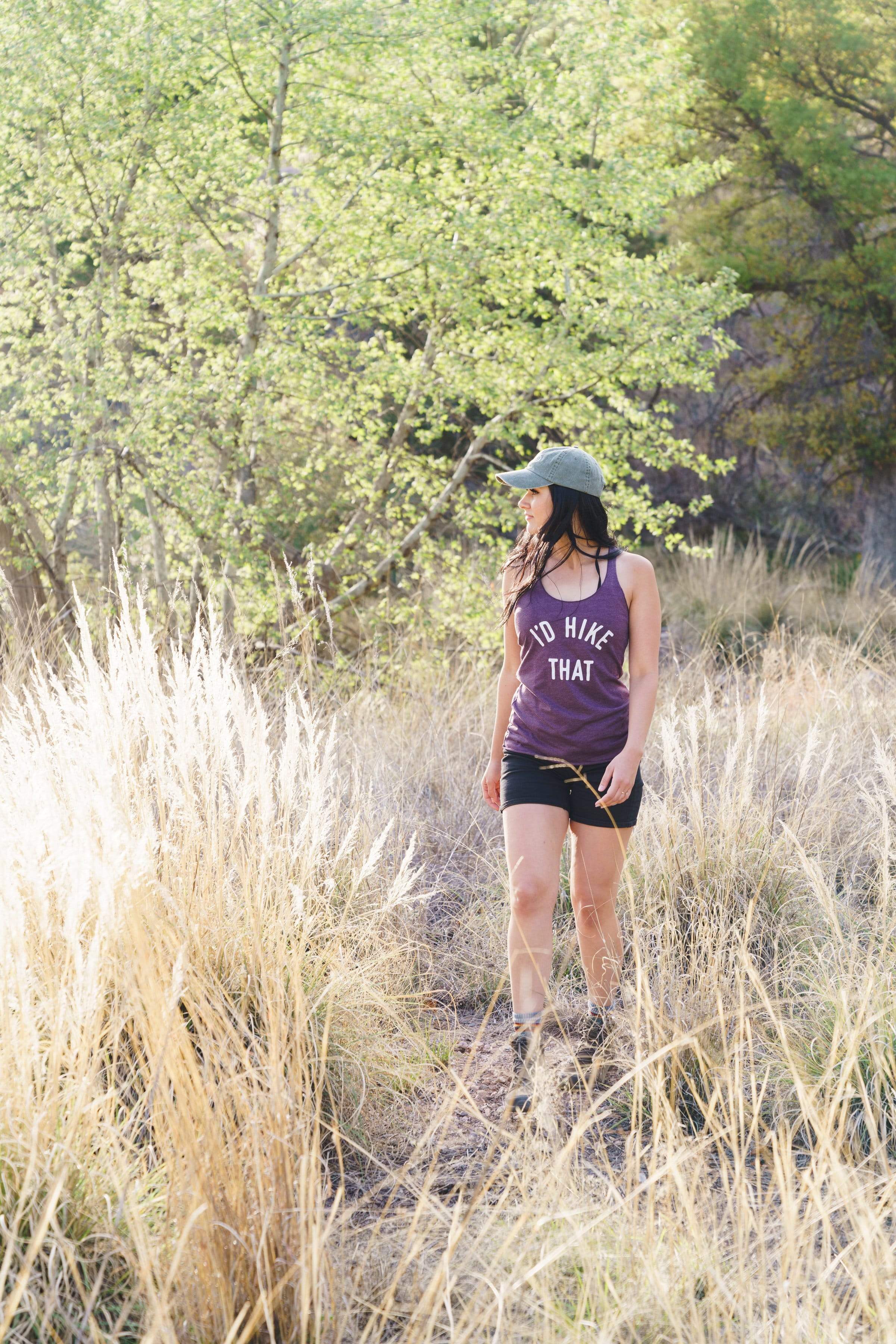 I'd Hike That Racerback Tank | Amethyst - Keep Nature Wild