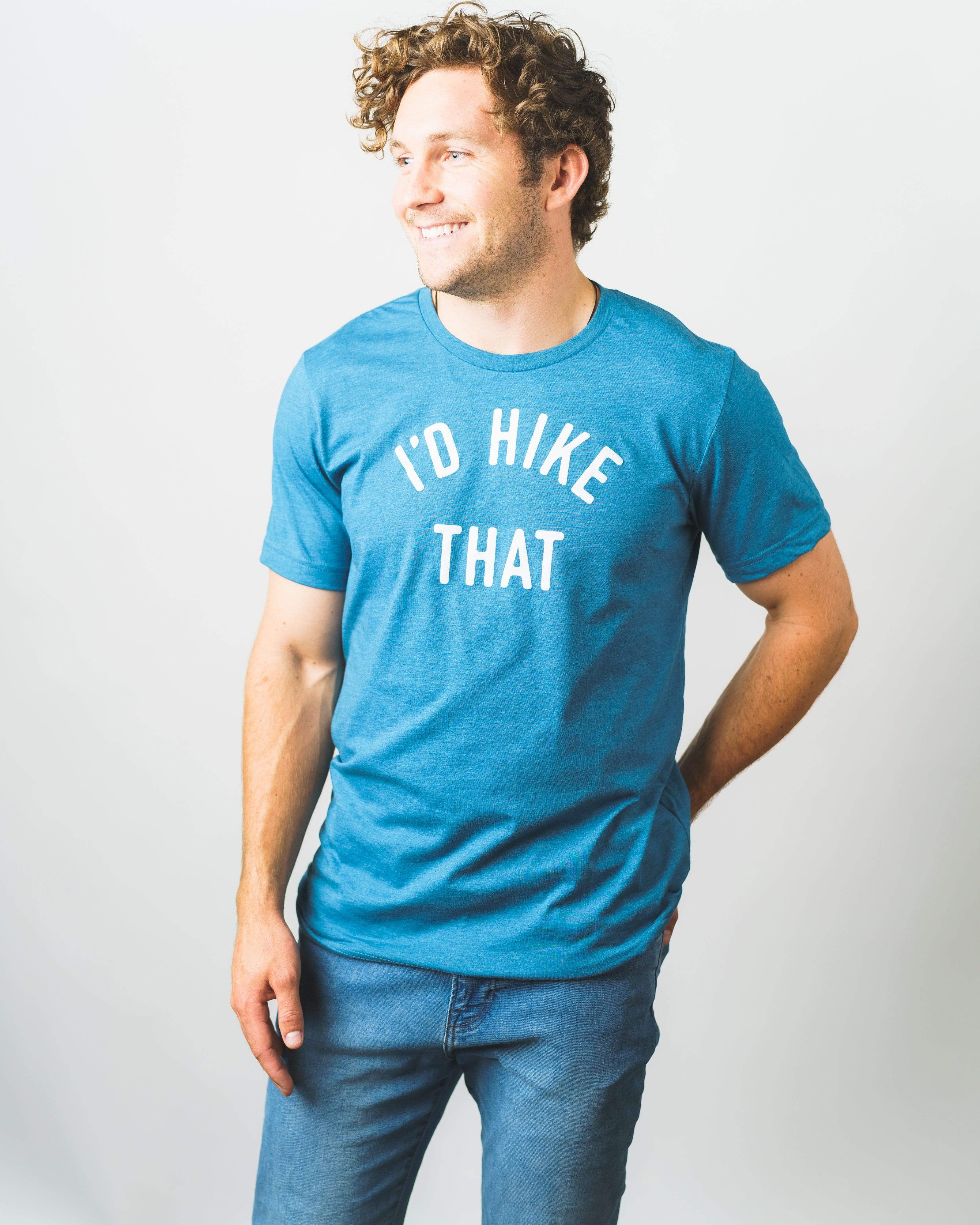 I'd Hike That Unisex Tee | Glacier Blue - Keep Nature Wild