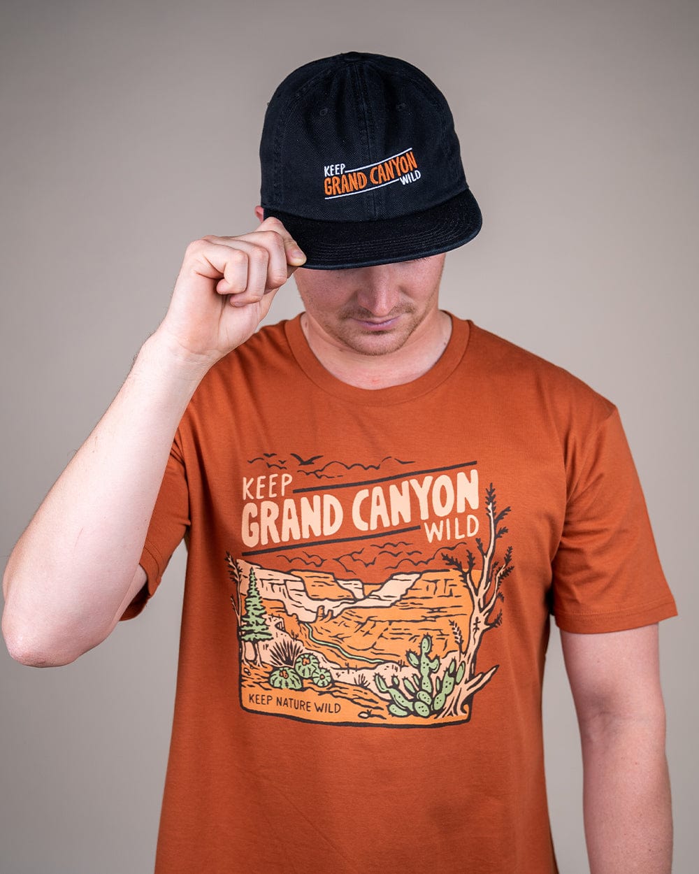 Keep Nature Wild Hat Keep Grand Canyon Wild Baseball Hat | Black