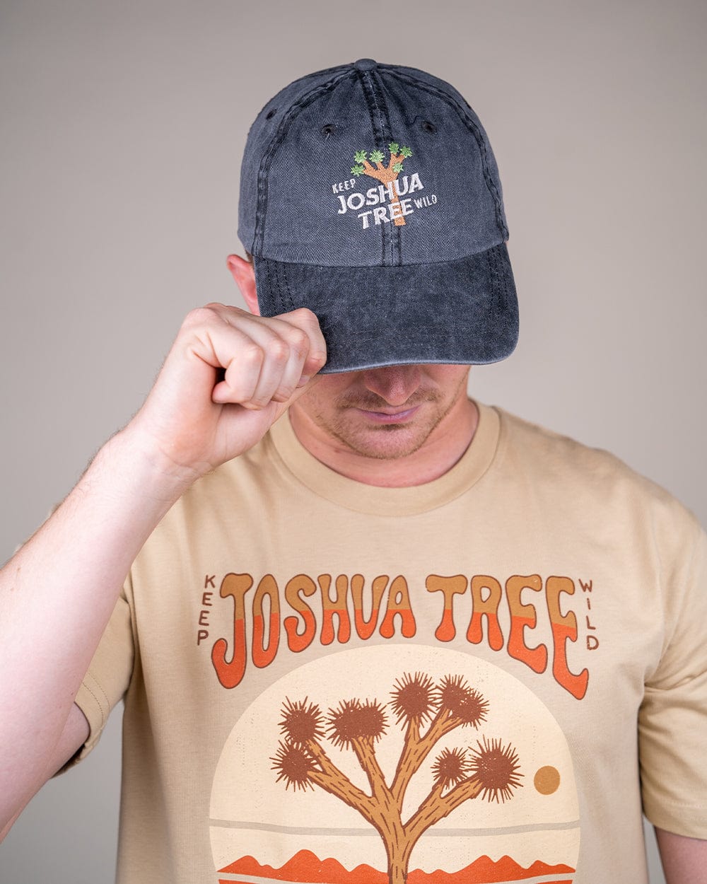 Keep Nature Wild Hat Keep Joshua Tree Wild Dad Hat | Faded Black