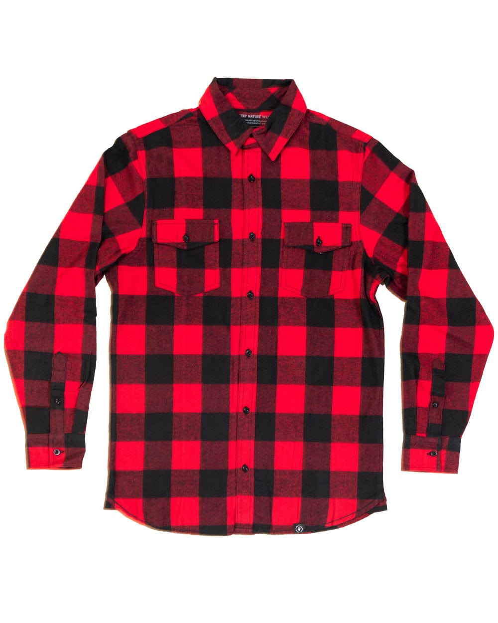 Keep Nature Wild Long Sleeve Keep Nature Wild Unisex Flannel | Red