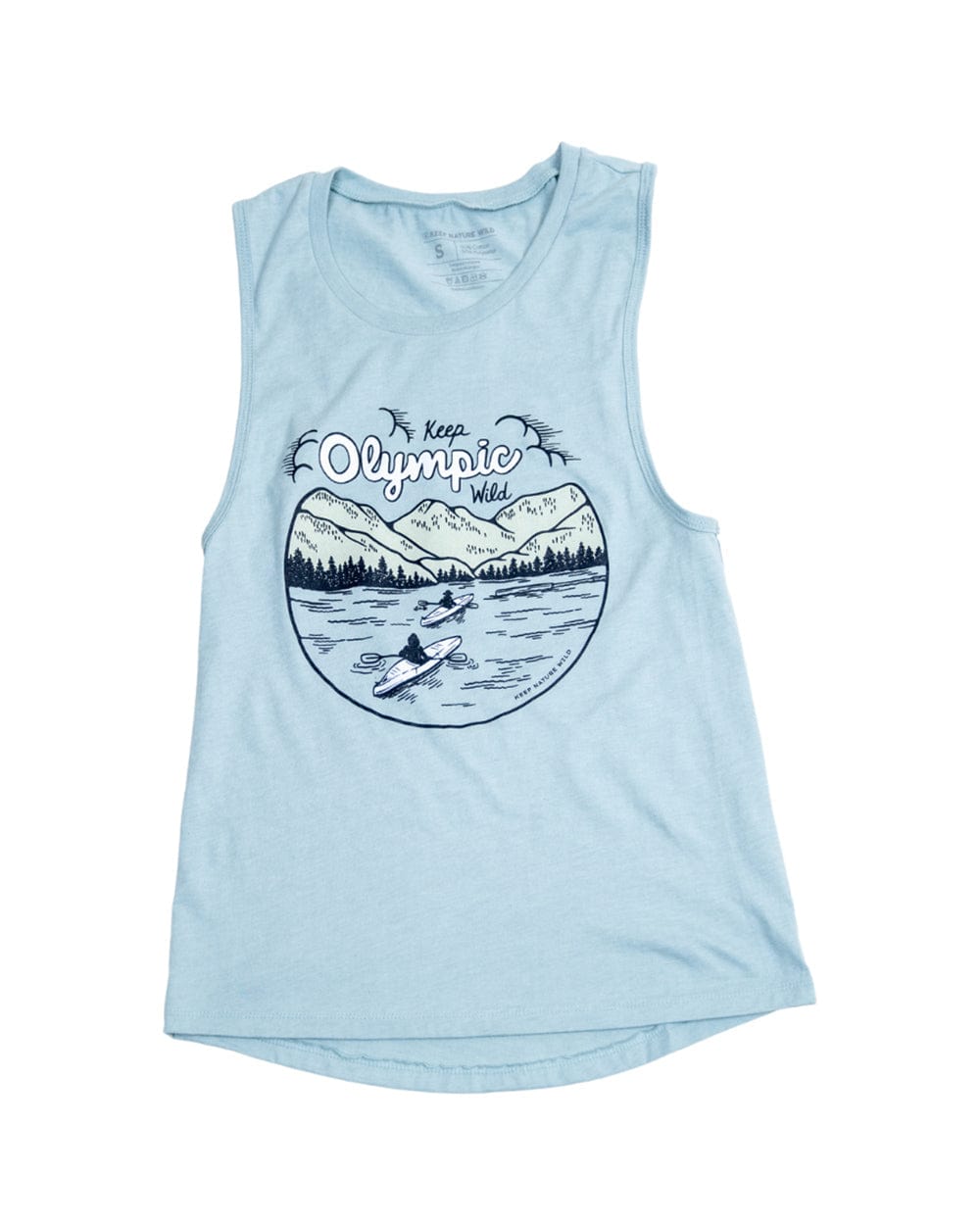 Keep Nature Wild Tank Keep Olympic Wild Muscle Tank | Dusty Blue