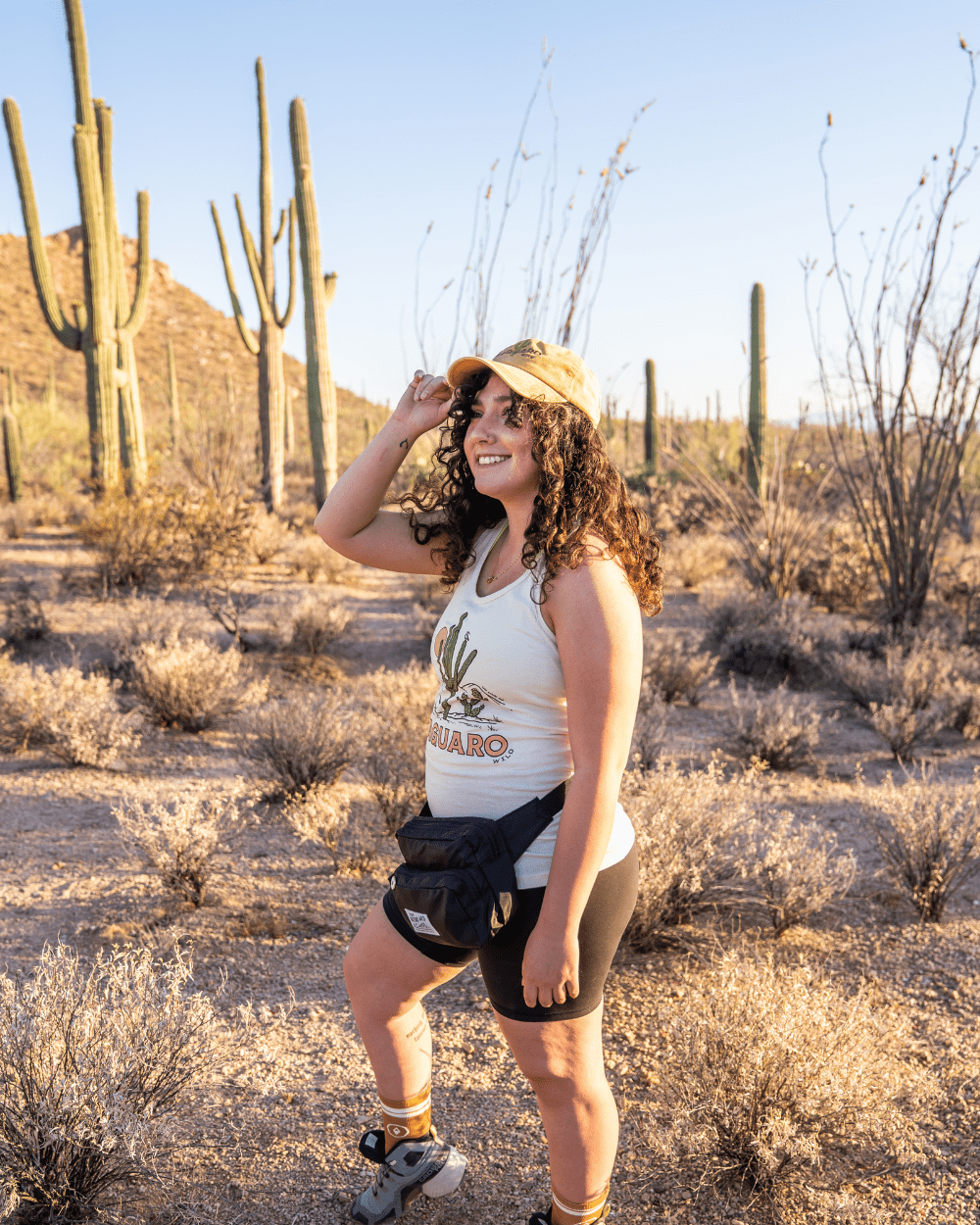 Keep Nature Wild Hat Keep Saguaro Wild Dad Hat | Mustard