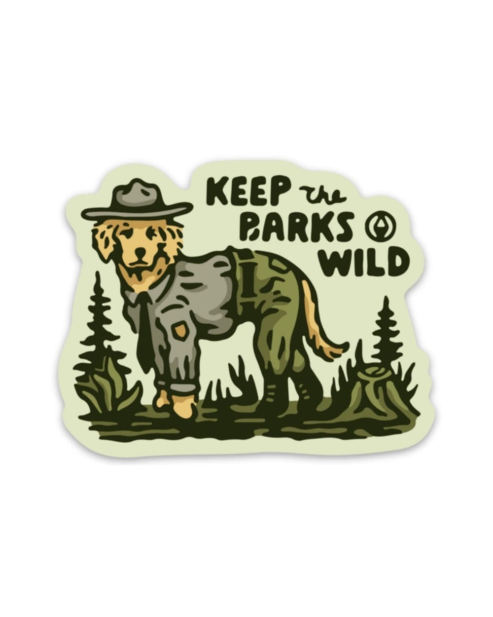 Keep Nature Wild Sticker Keep the Barks Wild | Sticker