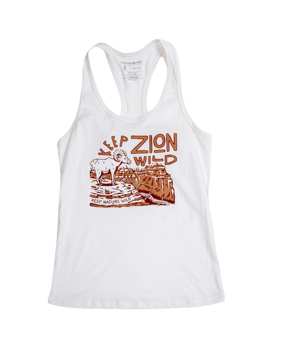 Keep Nature Wild Tank Keep Zion Wild Racerback Tank | Natural