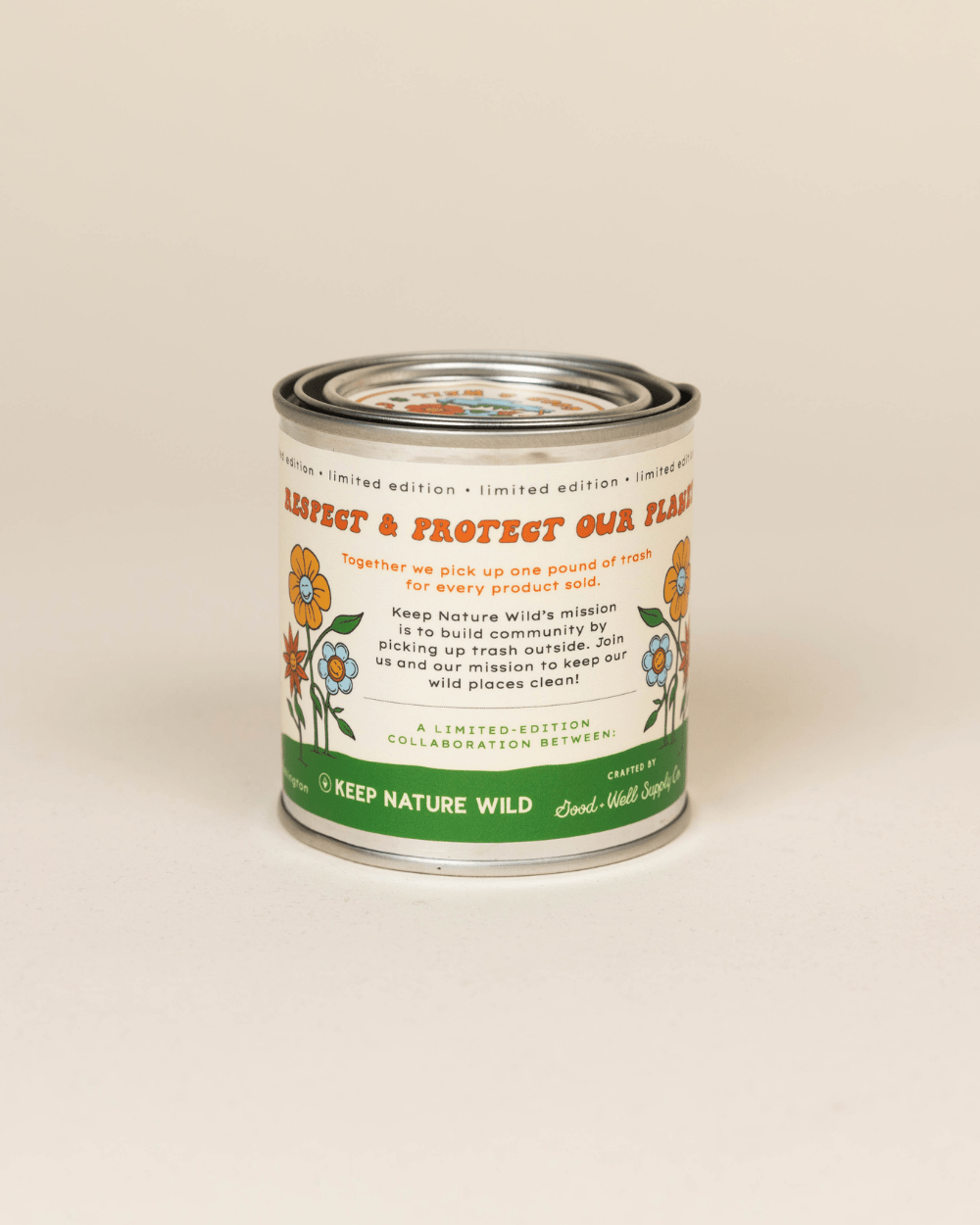 Keep Nature Wild Home 8 oz Limited Edition: Keep On Caring | 8 oz Soy Candle