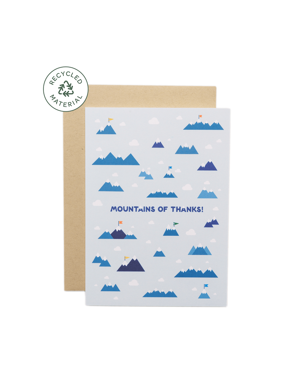 Keep Nature Wild Greeting Card Single Mountains of Thanks | Greeting Card