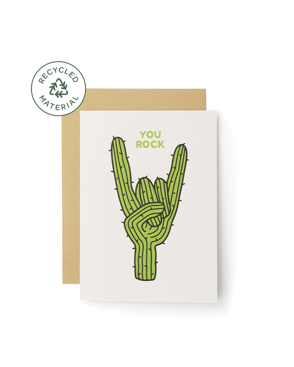 Keep Nature Wild Greeting Card Rockin' Saguaro | Greeting Card