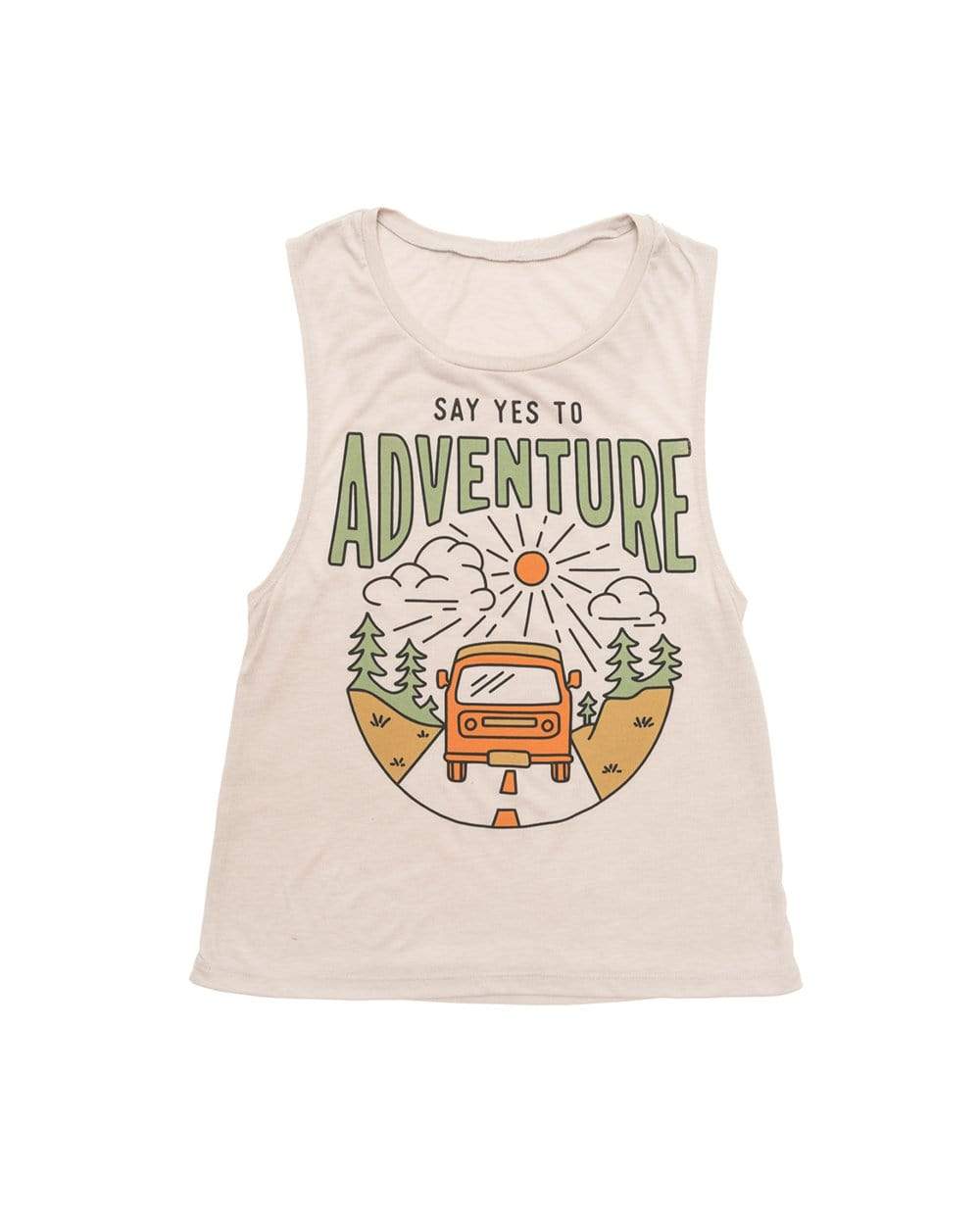 Say Yes to Adventure Muscle Tank | Dust - Keep Nature Wild