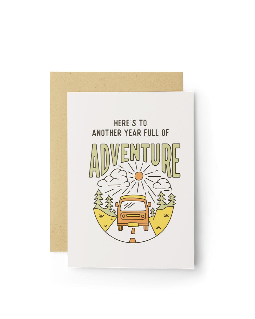 Keep Nature Wild Greeting Card Single Say Yes to Another Year of Adventure | Greeting Card