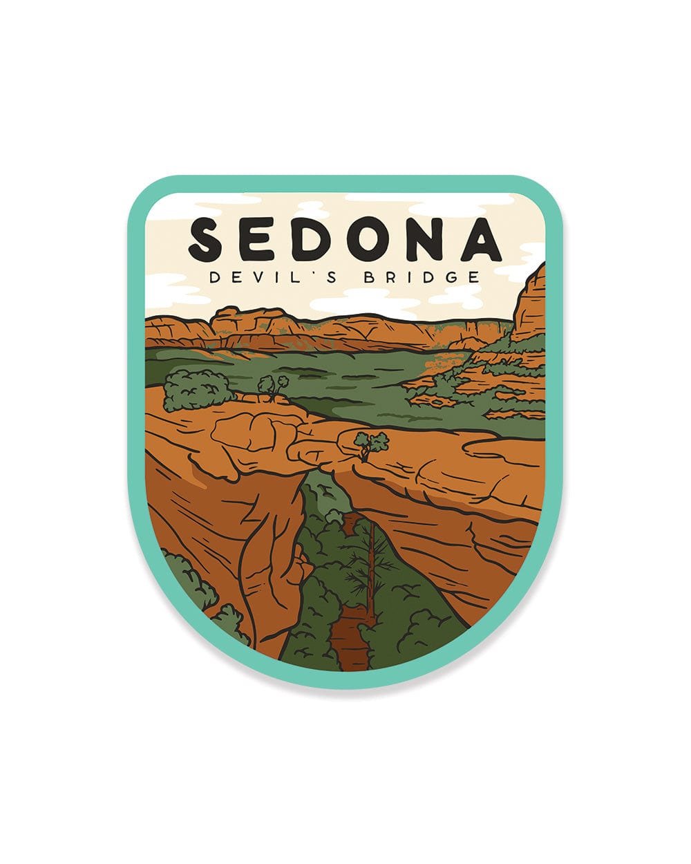 Keep Nature Wild Sticker Sedona Devils Bridge | Sticker