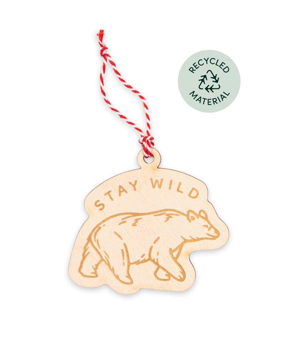 Keep Nature Wild Ornament Stay Wild Bear | Tree Ornament