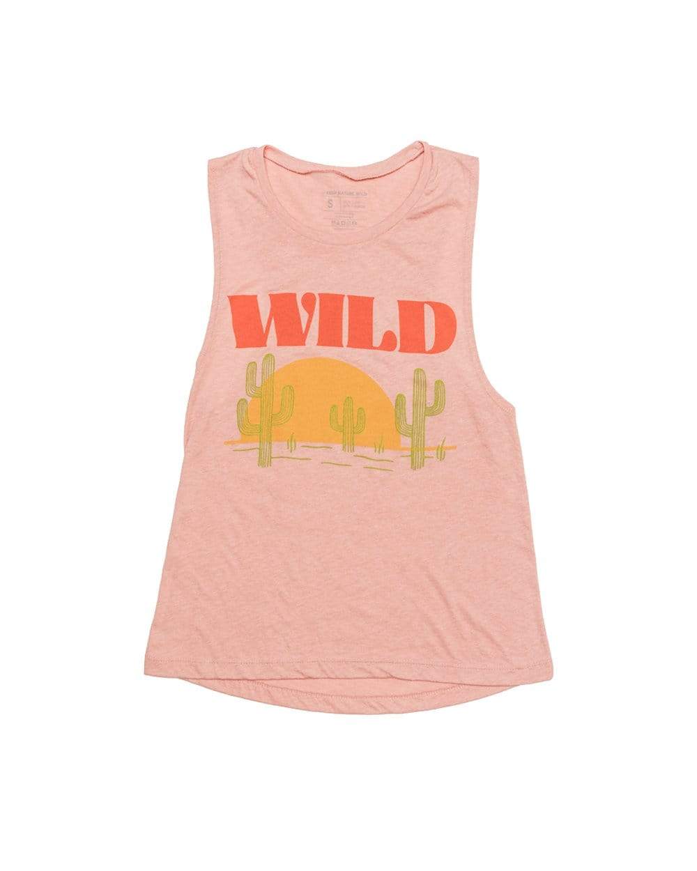Keep Nature Wild Tank Sunset Chaser Muscle Tank | Rose