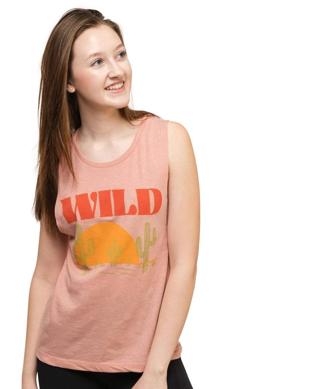 Keep Nature Wild Tank Sunset Chaser Muscle Tank | Rose