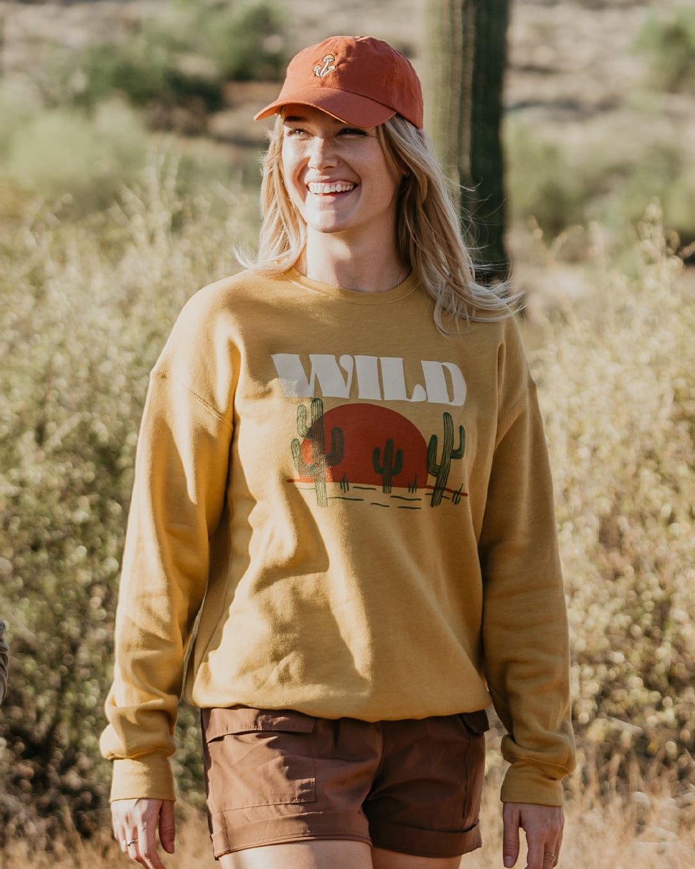 Keep Nature Wild Outerwear Sunset Chaser Unisex Pullover | Mustard