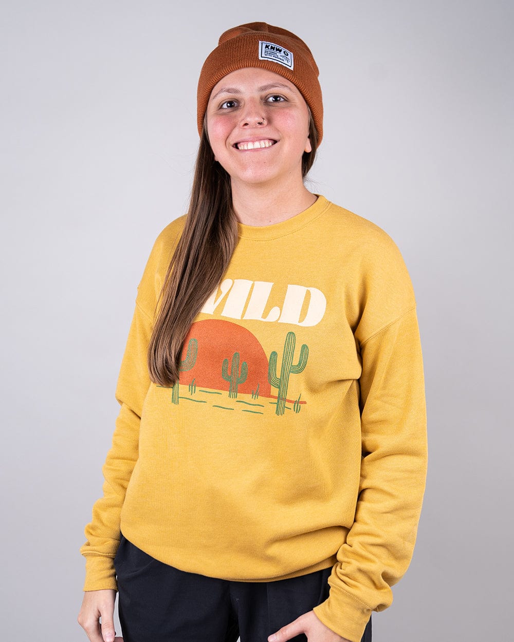 Keep Nature Wild Outerwear Sunset Chaser Unisex Pullover | Mustard