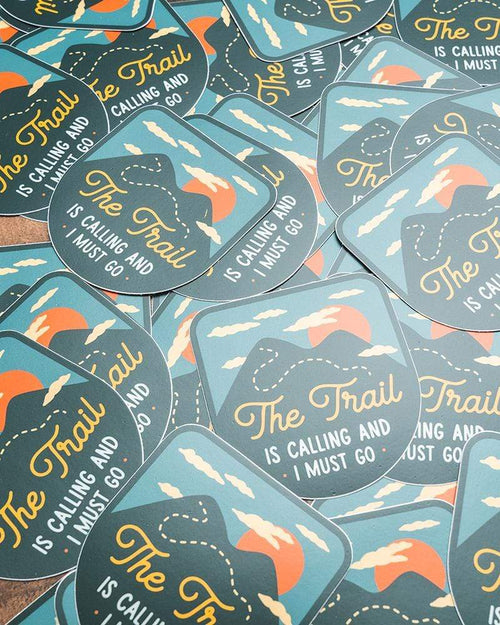 The Trail is Calling | Sticker