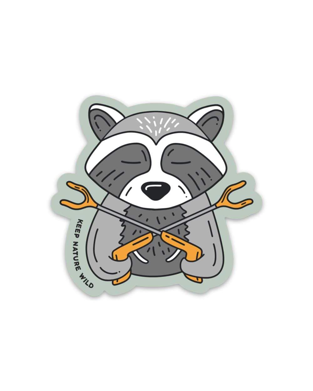 Keep Nature Wild Sticker Trash Panda | Sticker