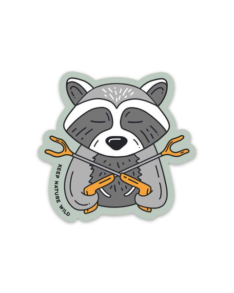 Trash Panda Vinyl Sticker – MORI by Art+Flea