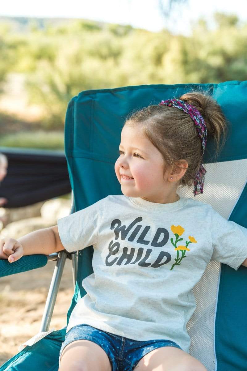 Wild Child Toddler Tee | Natural Heather - Keep Nature Wild