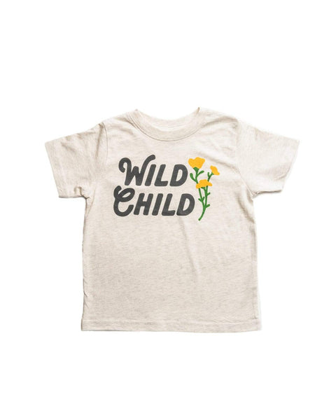 Wild Child Toddler Tee | Natural Heather