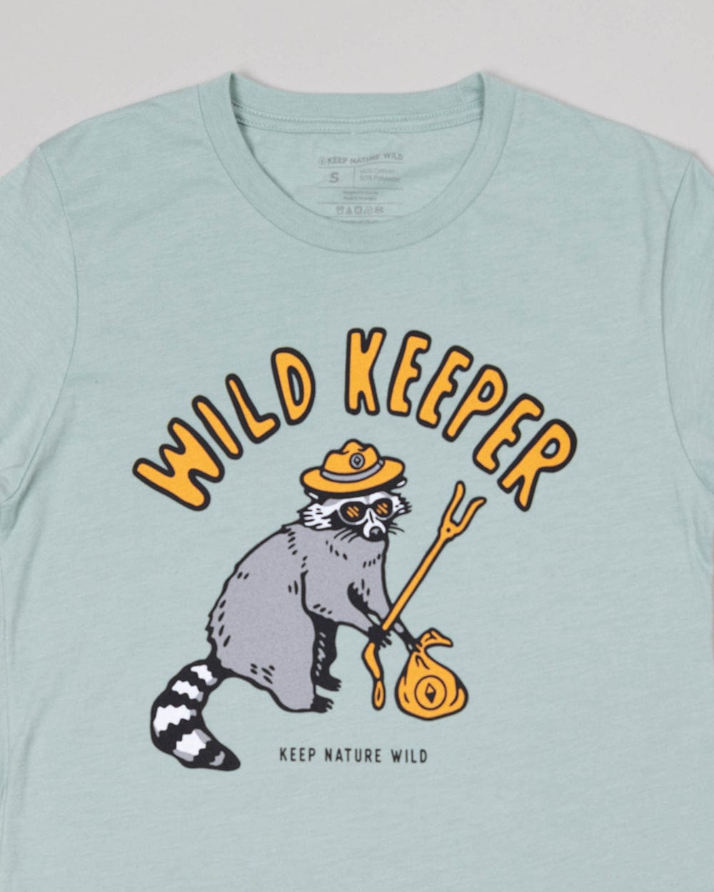 Keep Nature Wild WKA Gear Wild Keeper Trash Panda Unisex Long Sleeve | Dusty Blue