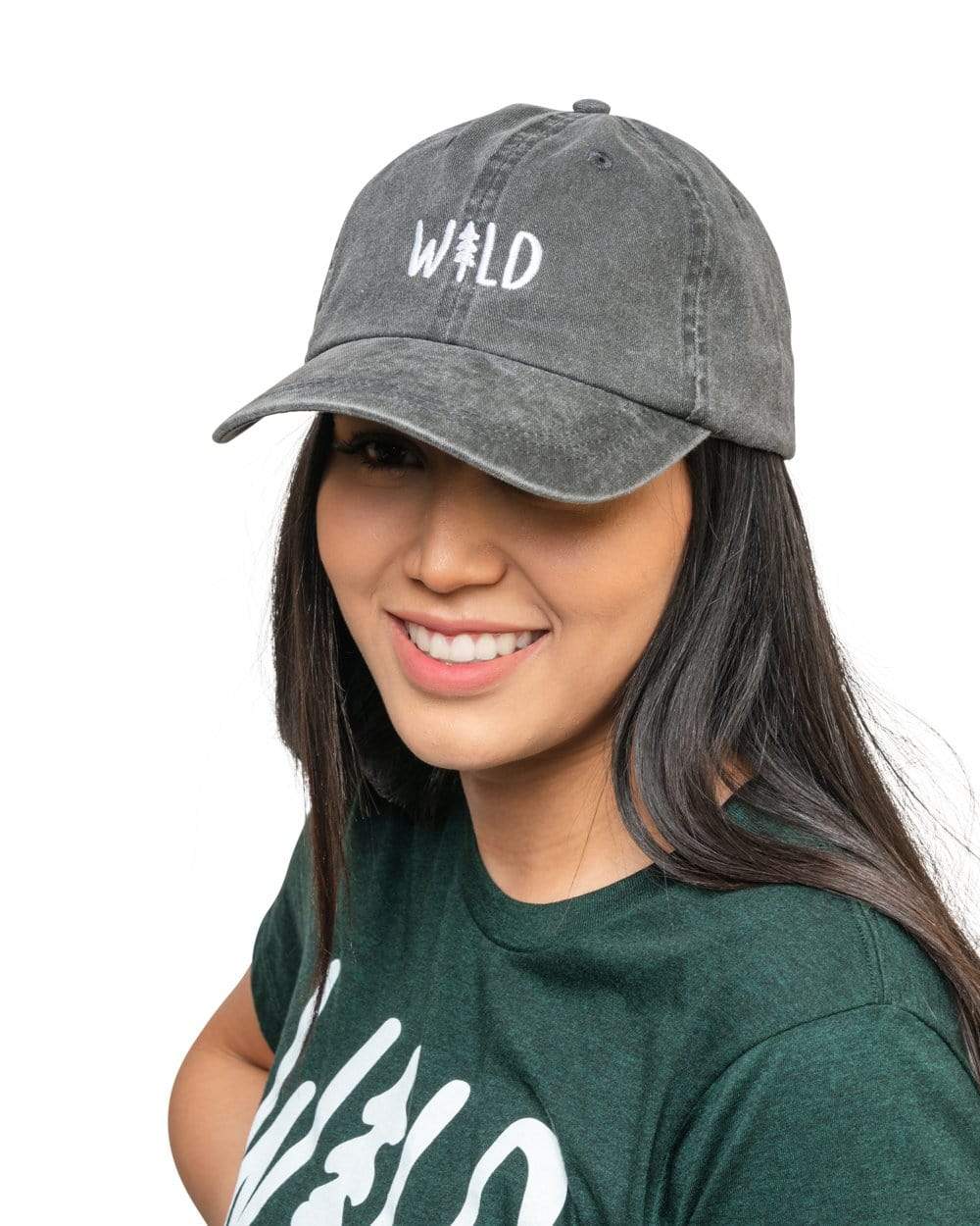 Wild Pine Dad Hat | Smoke
