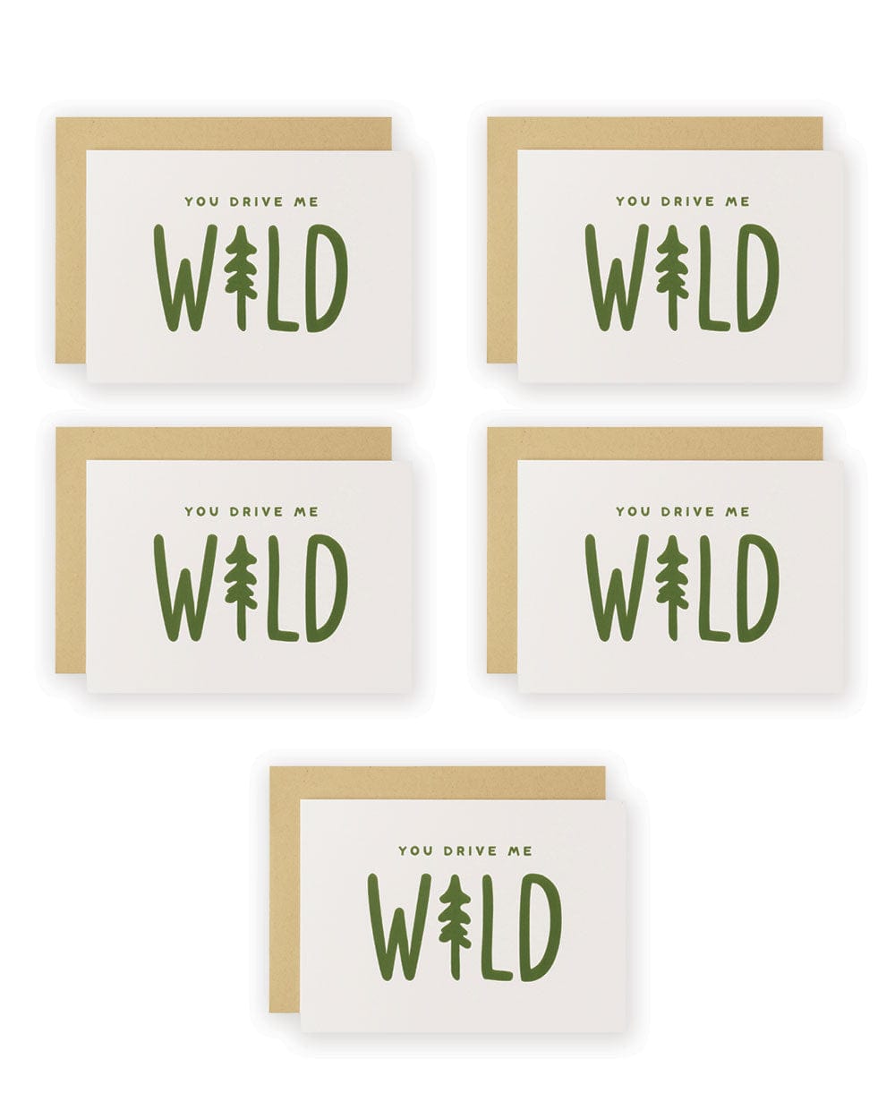 Keep Nature Wild Greeting Card 5 Pack Wild Pine | Greeting Card