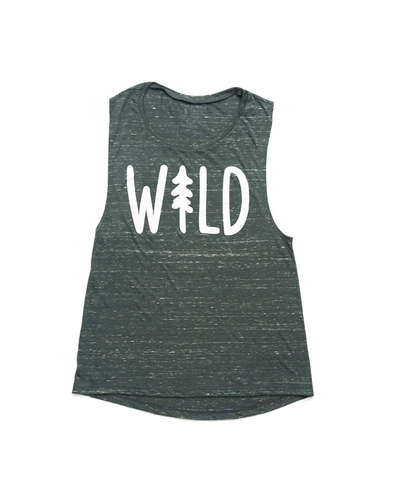 Wild Pine Muscle Tank | Forest - Keep Nature Wild