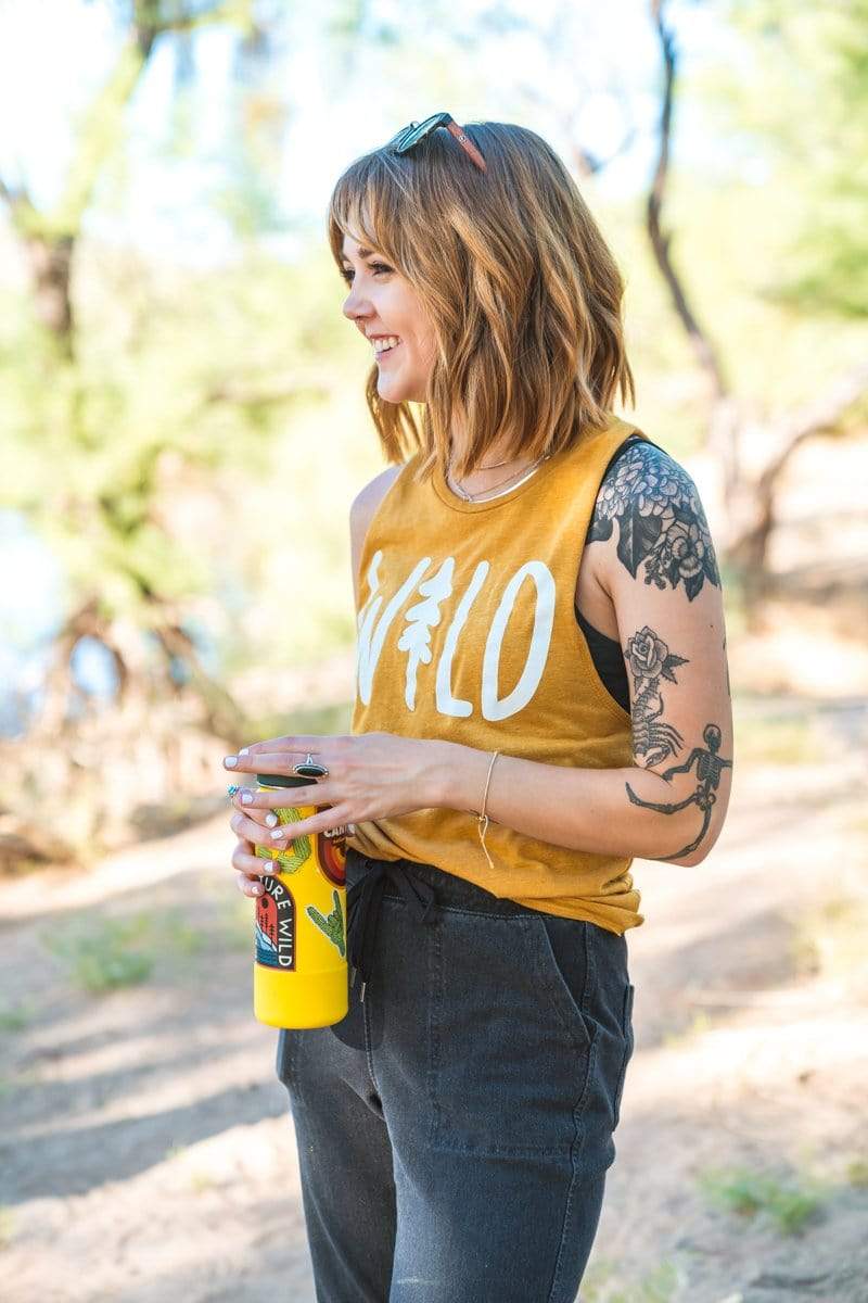 Wild Pine Women's Muscle Tank | Pollen - Keep Nature Wild