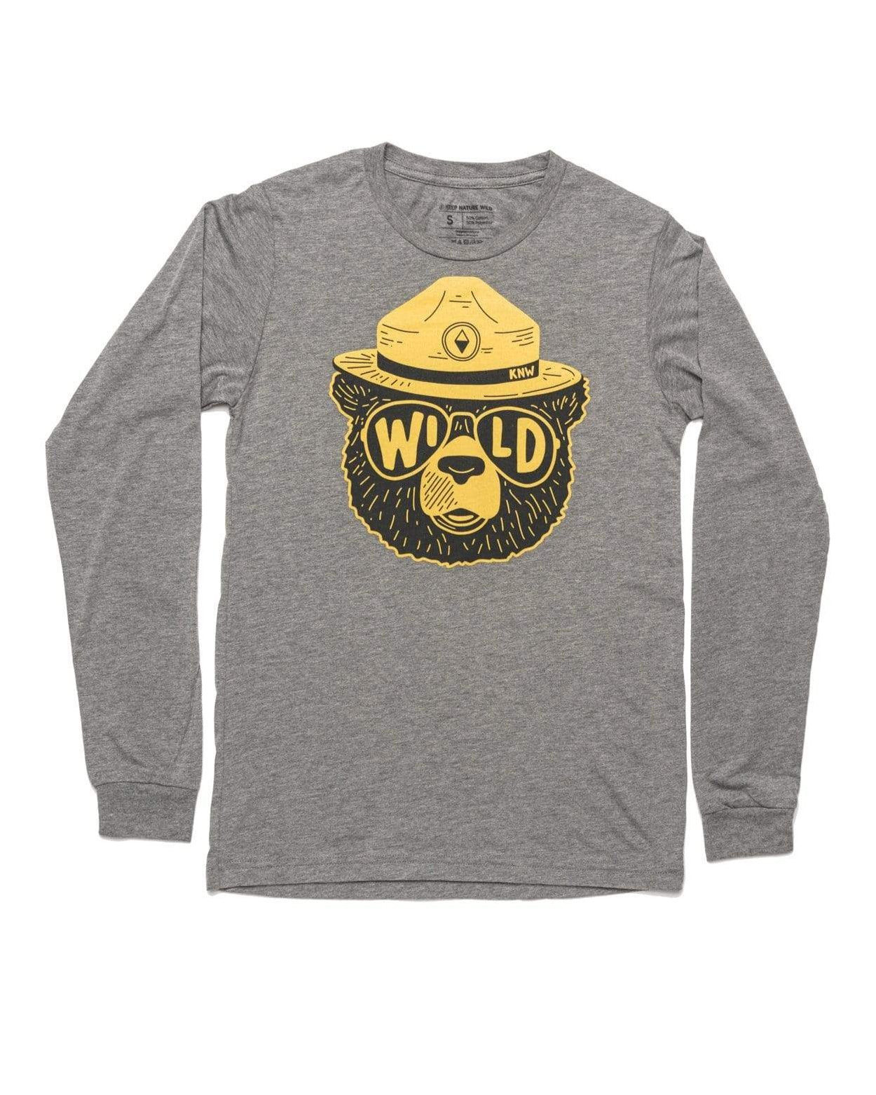 Wildbear Unisex Long Sleeve | Deep Gray - Keep Nature Wild