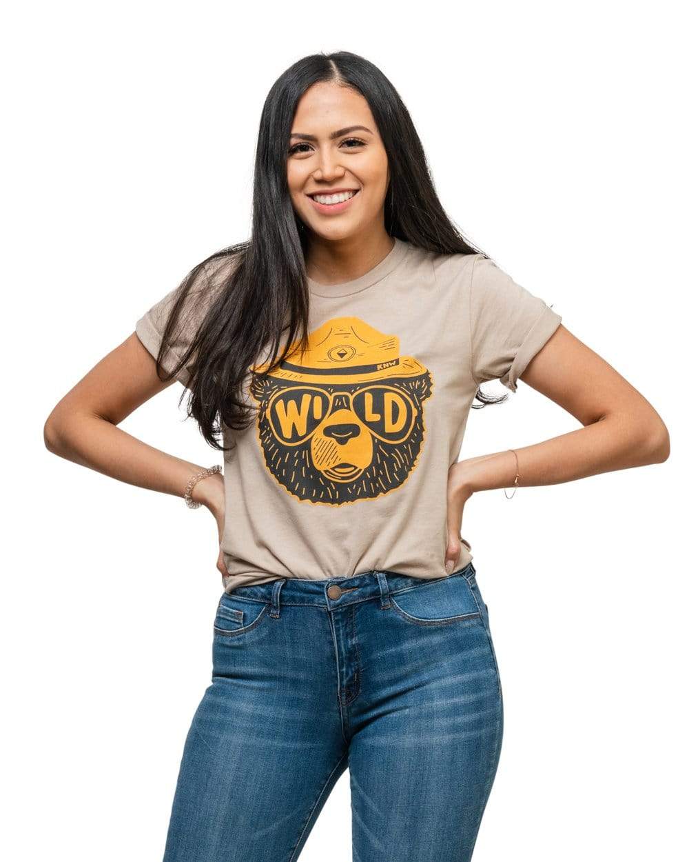 Keep Nature Wild Tee Wildbear Unisex Tee | Heather Tan