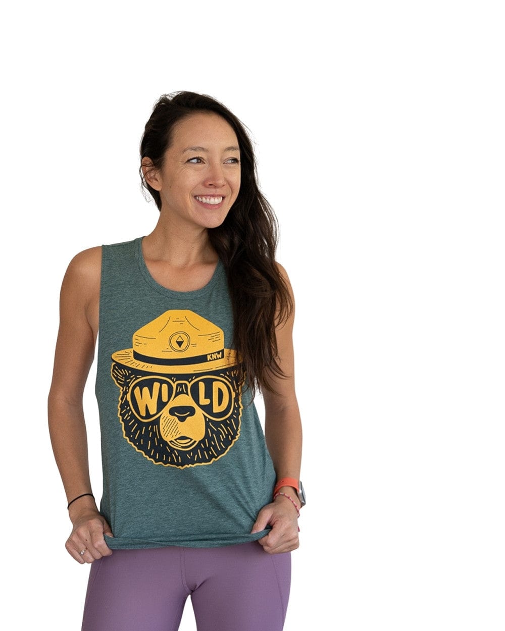 Keep Nature Wild Tank Wildbear Women's Muscle Tank | Forest