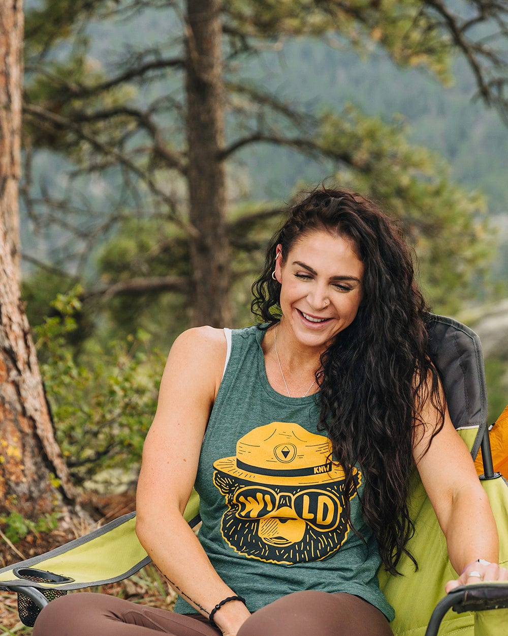 Keep Nature Wild Tank Wildbear Women's Muscle Tank | Forest