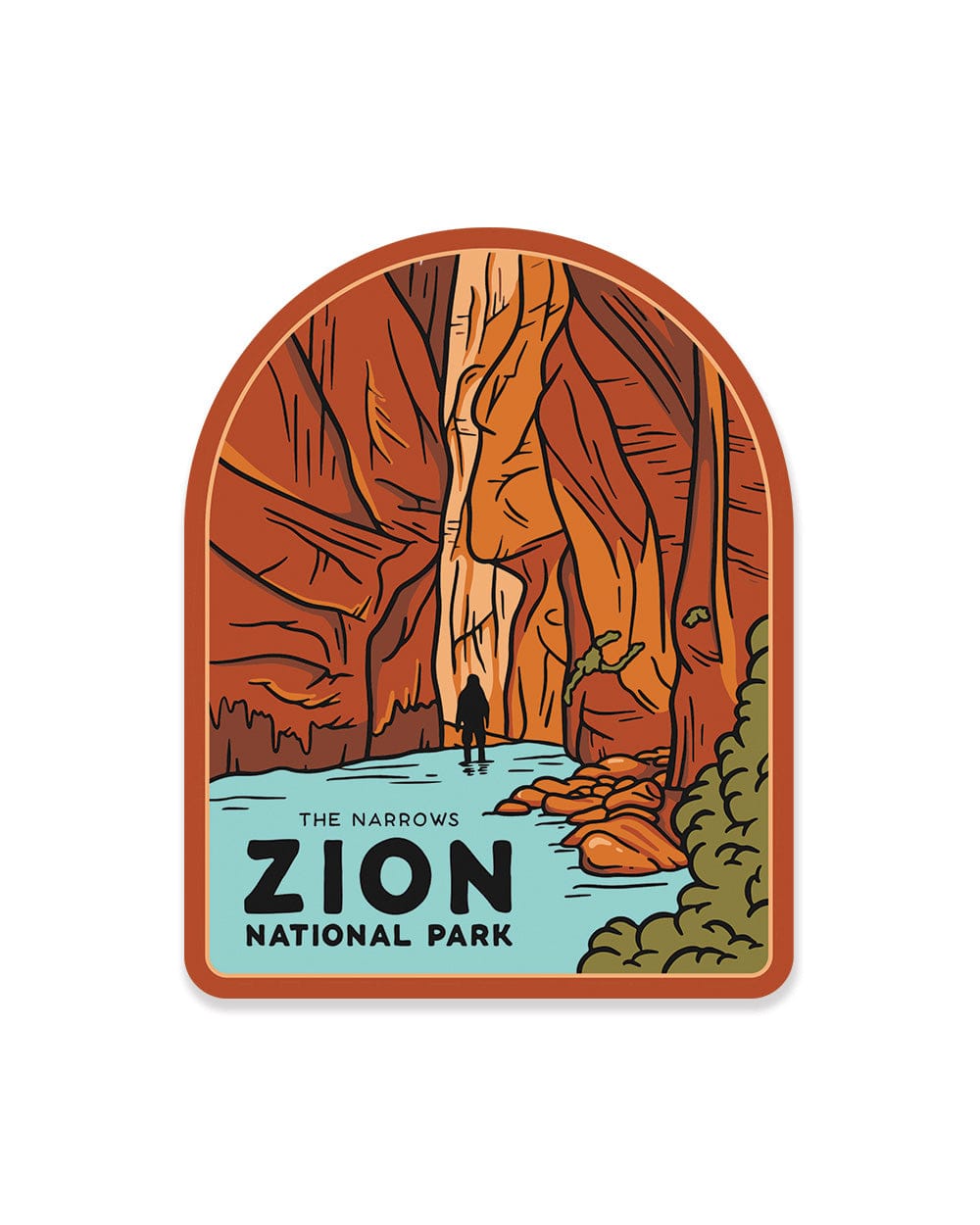 Keep Nature Wild Sticker Zion The Narrows | Sticker